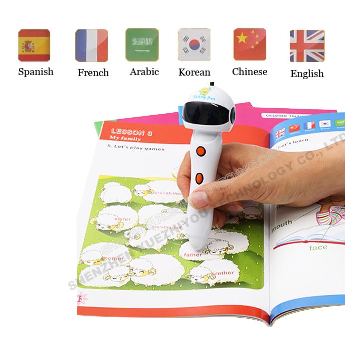 multi-languages talking pen for kids
