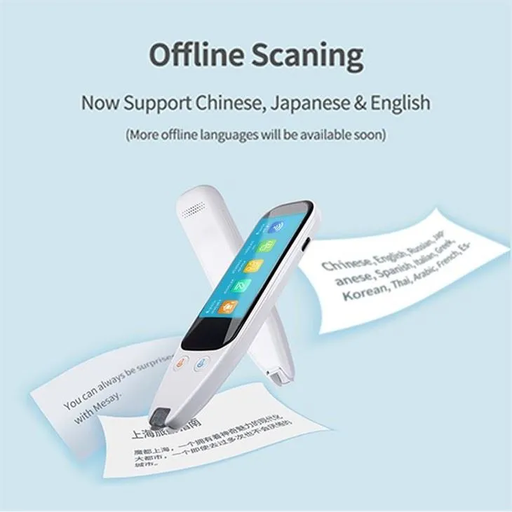 Prenosné inteligentné prekladové pero pre 112 jazykov