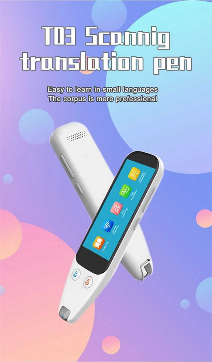 Zariadenie OCR Digitálne čítacie pero Podpora viacjazyčného prekladu