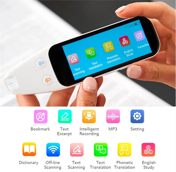 Čítacie pero technológie optického rozpoznávania znakov